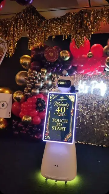 “This wasn’t just a birthday… it became a full Casino Royale experience 🎲✨”

Rovi rolled in at Encore St Kilda and instantly became part of the night.

People kept coming back for more, chasing moments they didn’t want to miss.

#CasinoRoyaleVibes #BirthdayExperience #RoviRobot #MelbourneEvents #EventEntertainment