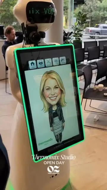Thermomix Open Day energy was unmatched 🔥

Our Rovi Robot was on-site turning guests into AI caricatures on the spot 🤖✏️

This is what happens when a brand goes all in on the experience.

#ThermomixOpenDay #OzPhotoBooths #RoviRobot #EventTech #AICaricature Melbourne CorporateActivation
